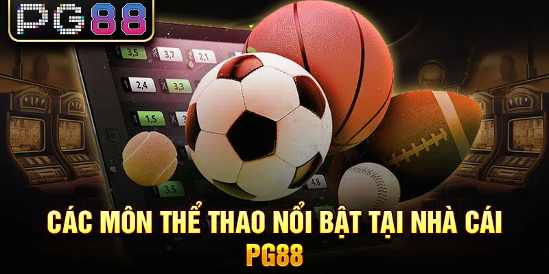 Các môn thể thao nổi bật tại nhà cái pg88