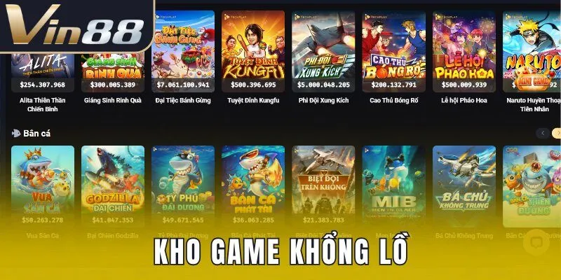 Kho game khổng lồ